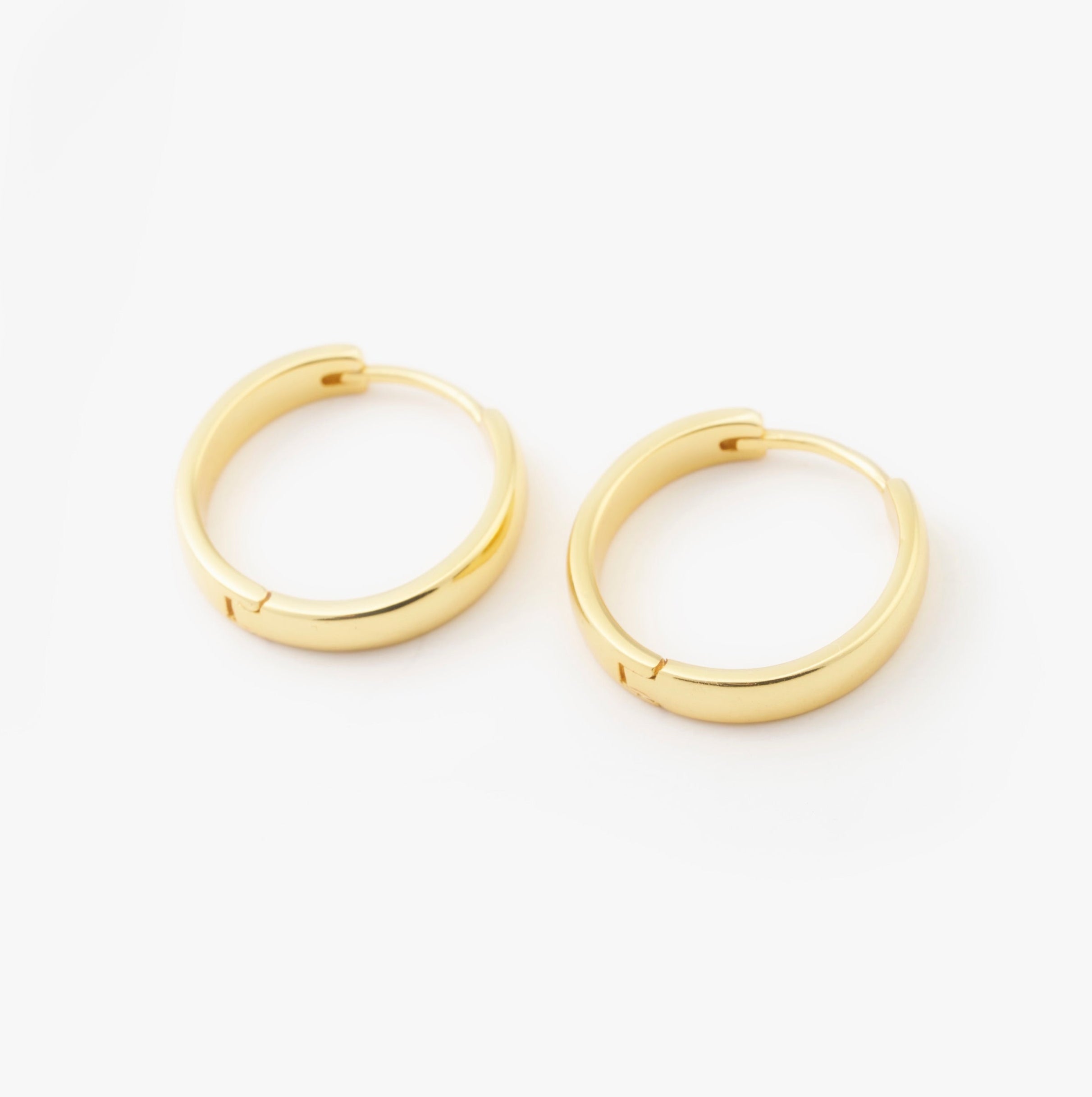 vergoldete Creole 1.7mm; gold-plated silver hoop 1.7mm